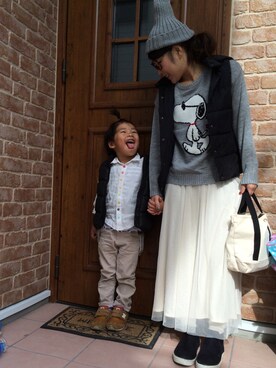 #GU  STAFF erikaさんのコーディネート