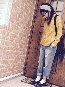 #GU  STAFF erikaさんのコーディネート