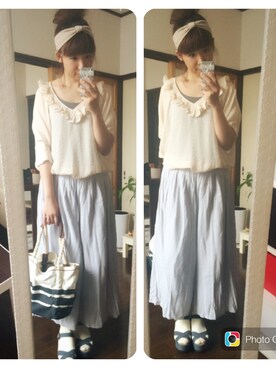 suzuさん（レディース・160cm）の夏コーディネート