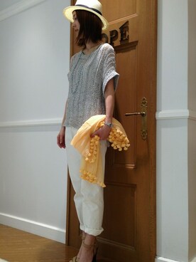 店長さん（レディース・165cm）の春コーディネート