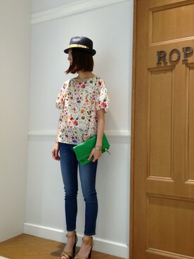 店長さん（レディース・165cm）の春コーディネート