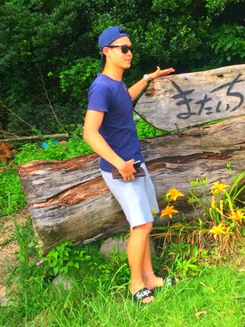 松崎 孝喜さん（メンズ・171cm）の夏コーディネート