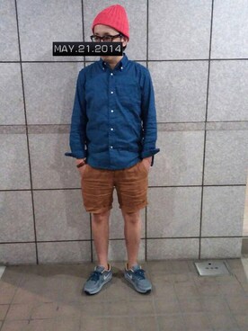 まっほんさん（メンズ・170cm）の春コーディネート