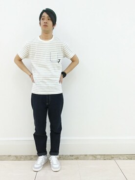 「SCYE BASICS（サイベーシックス）のアイテム」を使った、ozoさん（メンズ・174cm）の春コーディネート