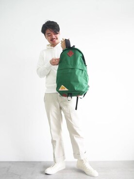 「Saturdays NYC（サタデーズ ニューヨークシティ ）のアイテム（スニーカー）」を使った、washidaさん（メンズ・170cm）の冬コーディネート
