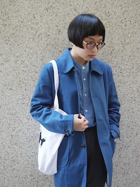 「wisdom（ウィズダム）のアイテム」を使った、washidaさん（レディース・155cm）の冬コーディネート