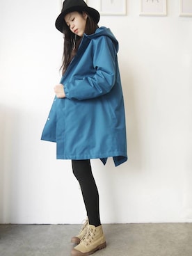 「wisdom（ウィズダム）のアイテム」を使った、washidaさん（レディース・172cm）の冬コーディネート