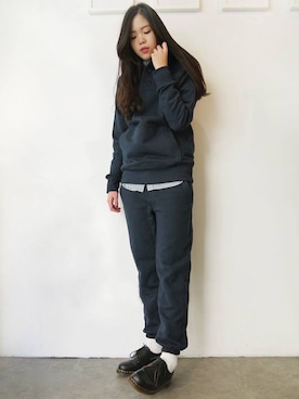 「wisdom（ウィズダム）のアイテム」を使った、washidaさん（レディース・172cm）の冬コーディネート