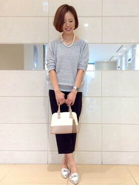 「スエット」｜RODE SKO (ロデスコ)さん（レディース・162cm）の冬コーディネート