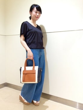 「ウェッジソール」｜RODE SKO (ロデスコ)さん（レディース・157cm）の春コーディネート