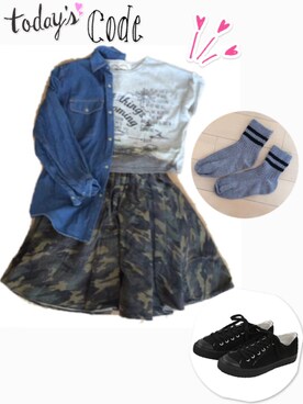 ukamihoさん（レディース・155cm）の春コーディネート