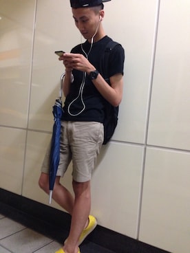 「G-SHOCK」｜丹尼さん（メンズ・180cm）の秋コーディネート