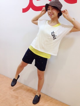 「アクティブ」｜「アイテム（ワンピース）」を使った、pottarさん（レディース・157cm）の夏コーディネート