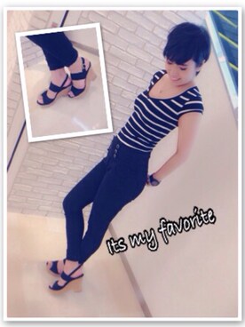 Yuri さん（レディース・168cm）の夏コーディネート