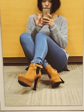 Yuri さん（レディース・167cm）の冬コーディネート