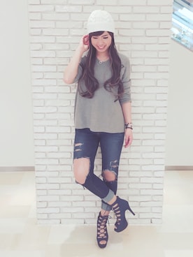 Yuri さん（レディース・167cm）の冬コーディネート