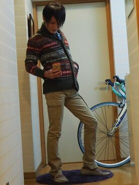 「アイテム（フレグランス）」を使った、はぁくんさん（メンズ・173cm）の冬コーディネート