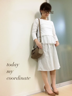 「おめかしコーデ」｜tomocha♡さん（レディース・158cm）の春コーディネート