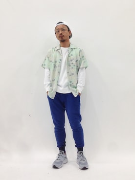「ホワイトキャップ」｜FIVEDAYCITYさん（メンズ・171cm）の春コーディネート