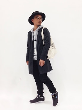 「プルオーバーパーカー」｜「アイテム（その他アウター）」を使った、FIVEDAYCITYさん（メンズ・171cm）の春コーディネート