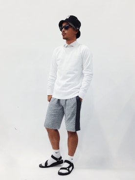 「SHARE PARK（シェアパーク）のアイテム」を使った、FIVEDAYCITYさん（メンズ・171cm）の春コーディネート