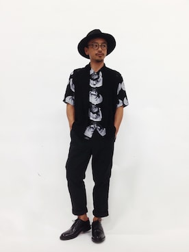 「soe（ソーイ）のアイテム（シャツ/ブラウス）」を使った、FIVEDAYCITYさん（メンズ・171cm）の春コーディネート