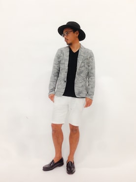 「NO ID.（ノーアイディ）のアイテム」を使った、FIVEDAYCITYさん（メンズ・171cm）の春コーディネート