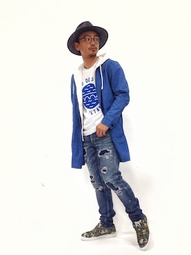 「春コート」｜FIVEDAYCITYさん（メンズ・171cm）の春コーディネート