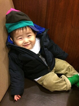 あおいさん（キッズ・70cm）の冬コーディネート