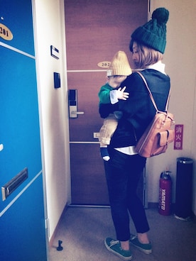 あおいさん（レディース・160cm）の冬コーディネート