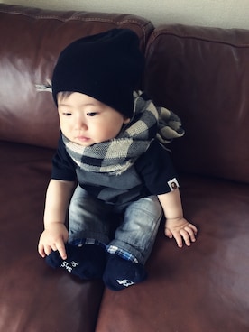 あおいさん(キッズ・70cm)の春コーディネート