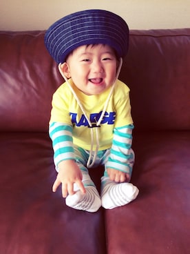 あおいさん（キッズ・70cm）の春コーディネート