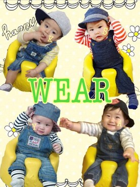 あおいさん（キッズ・70cm）の春コーディネート