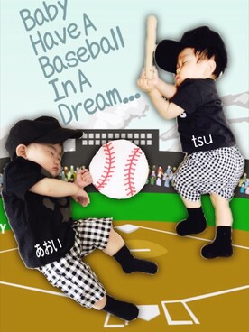 あおいさん（キッズ・70cm）の春コーディネート