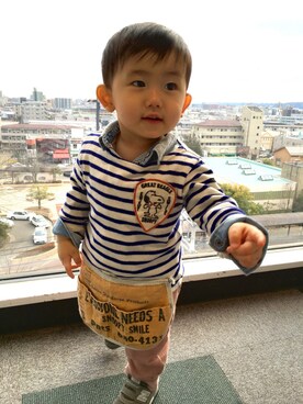 あおいさん(キッズ・80cm)の冬コーディネート