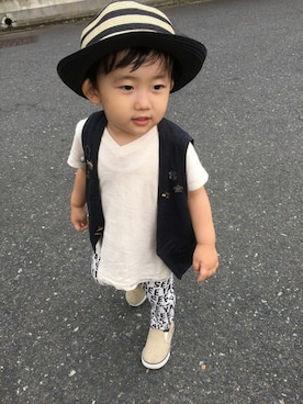 あおいさん（キッズ・80cm）の夏コーディネート