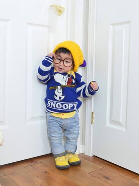 LOUIS☆LOUIEさん（キッズ・70cm）の冬コーディネート