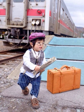 LOUIS☆LOUIEさん(キッズ・80cm)の春コーディネート