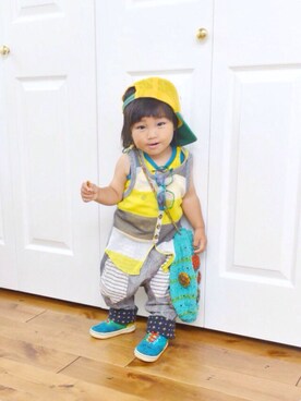 LOUIS☆LOUIEさん（キッズ・80cm）の夏コーディネート