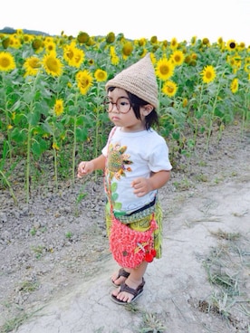 LOUIS☆LOUIEさん（キッズ・80cm）の夏コーディネート
