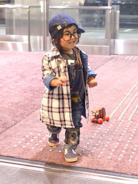 LOUIS☆LOUIEさん（キッズ・80cm）の秋コーディネート