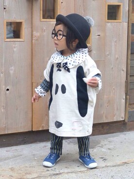 LOUIS☆LOUIEさん（キッズ・80cm）の秋コーディネート