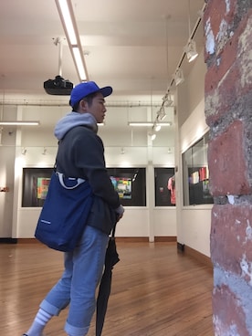 「COAL（コール）のアイテム」を使った、Chris Kooさん（メンズ・170cm）の冬コーディネート