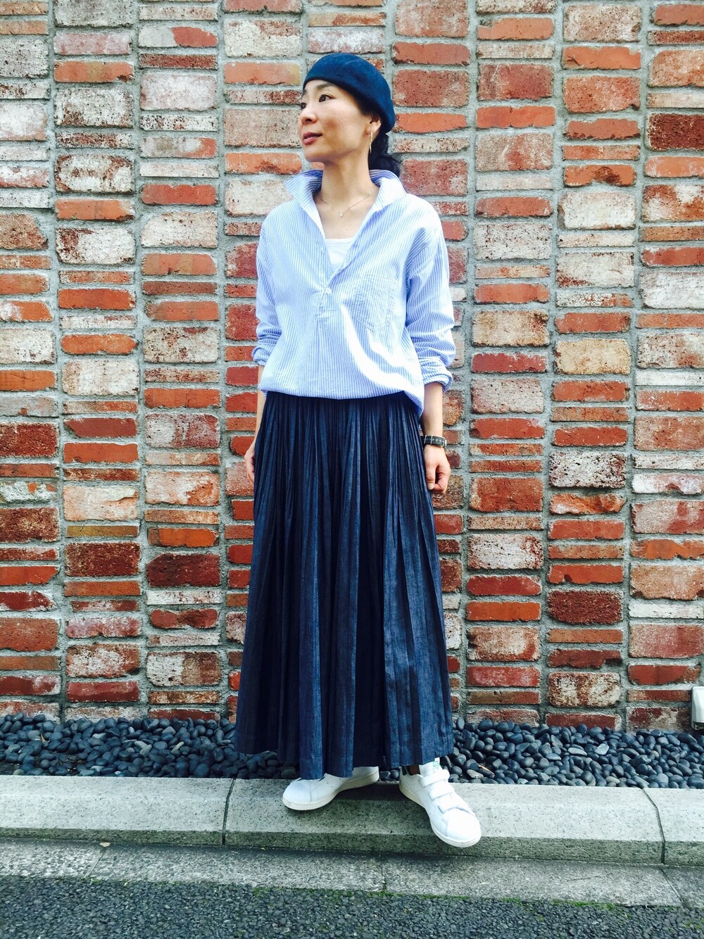 45Rのデニムスカートを使った人気ファッションコーディネート - WEAR