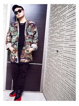 「Ray-Ban（レイバン）のRay-Ban RB4262D(アジア限定) RB4262D57601/87（サングラス）」を使った、のぶさん（メンズ・181cm）の秋コーディネート