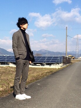 えじるさん（メンズ・178cm）の冬コーディネート