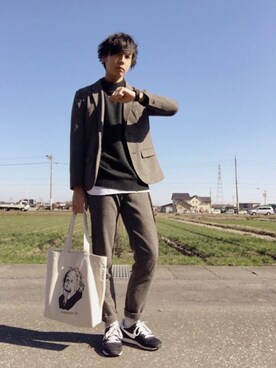 えじるさん（メンズ・178cm）の冬コーディネート