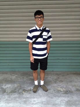 「polo shirts」｜Felixさん（メンズ・172cm）の夏コーディネート