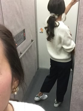 「MIRIAM HASKELL（ミリアムハスケル）のアイテム（アクセサリー）」を使った、am.    ☺︎さん（レディース・158cm）の秋コーディネート