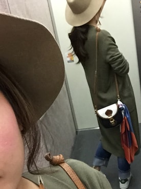 「ハットコーデ」｜am.    ☺︎さん（レディース・158cm）の秋コーディネート